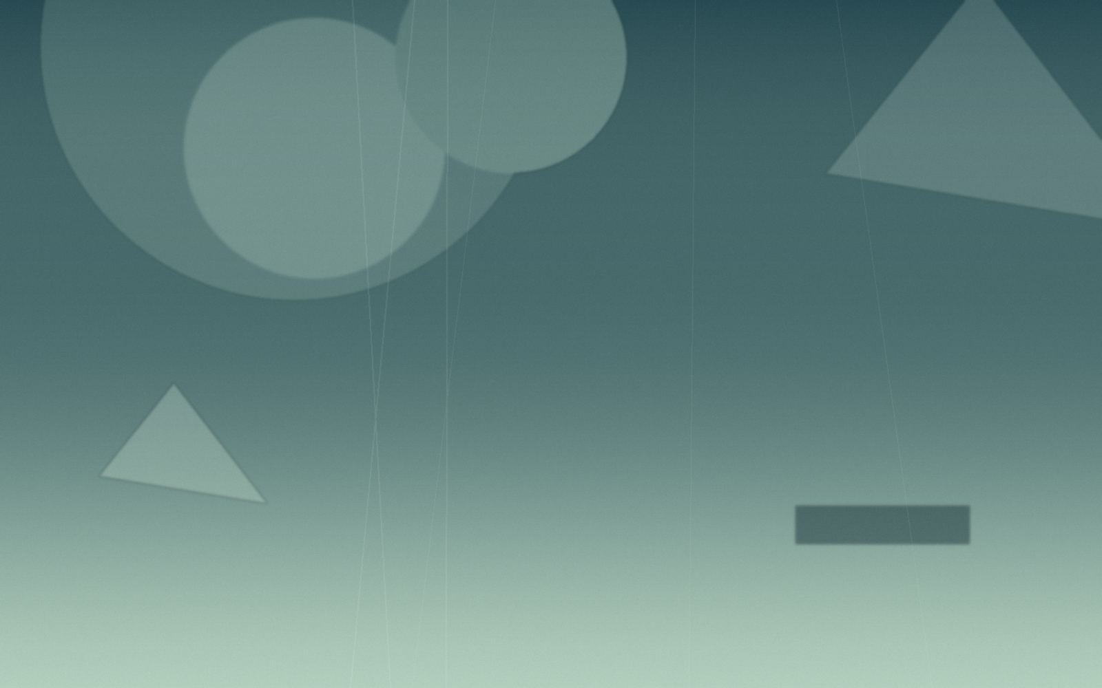 Abstract editorial illustration in sea green tones