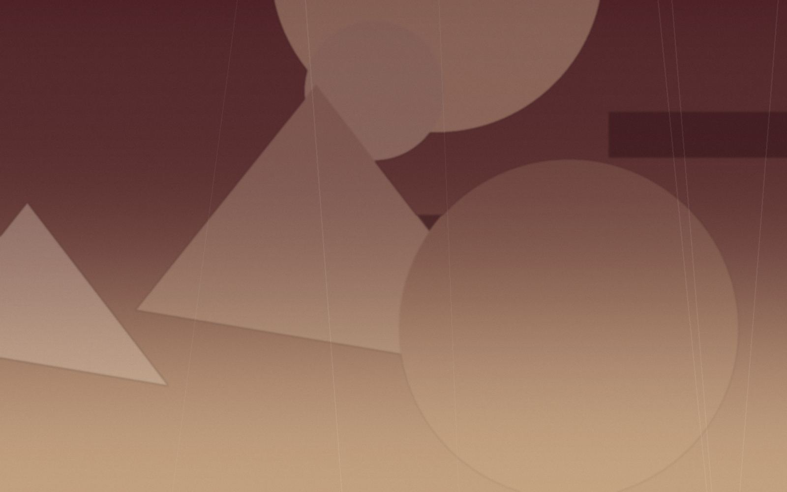 Abstract editorial illustration in burgundy and sand tones